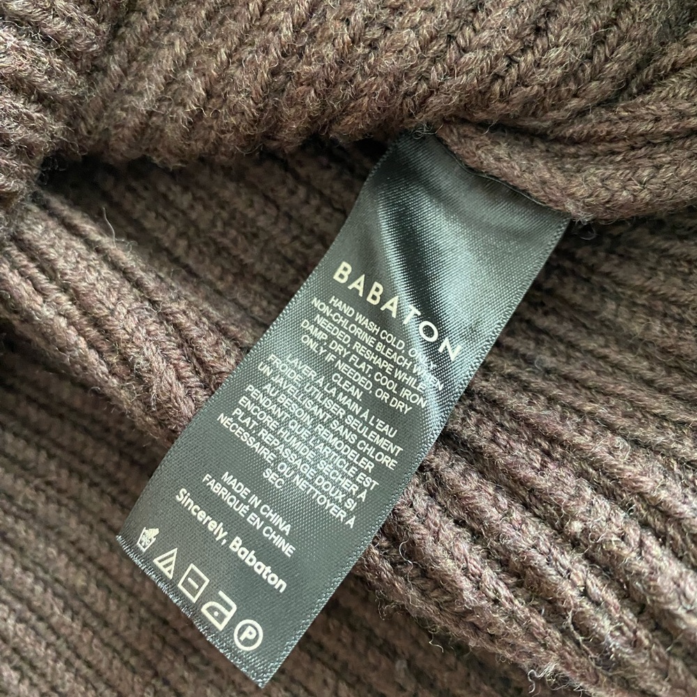 Aritzia Babaton Guell Merino Wool Cropped Sweater - Picture 7 of 8